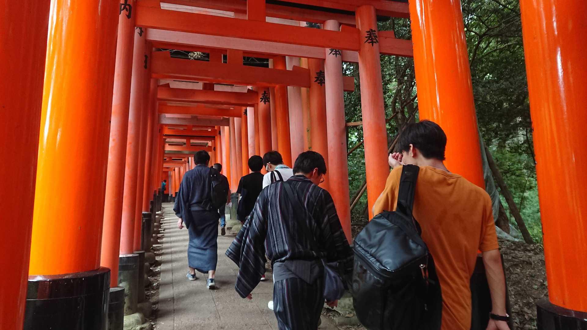 2018/08/28 京都旅行、写真は伏見稲荷大社にて撮影